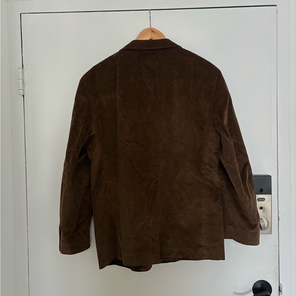 Chocolate brown corduroy blazer - Picture 4 of 8